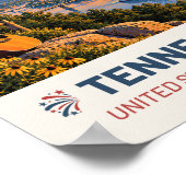 Tennessee USA – Oude Reisposter Poster (Hoek)