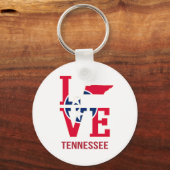 Tennessee USA State Love Sleutelhanger (Voorkant)