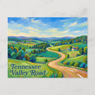 Tennessee Valley Road Alabama Briefkaart