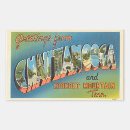 Tennessee, vel van 4 Chattanooga stickers