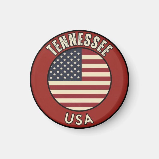 Tennessee Verenigde Staten van Amerika Magneet (Voorkant)