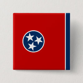 Tennessee Vierkante Button 5,1 Cm