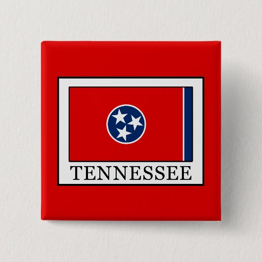 Tennessee Vierkante Button 5,1 Cm (Voorkant)