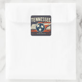 Tennessee Vierkante Sticker (Tas)