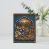 Tennessee Vintage Reizen Briefkaart (Staand voorkant)