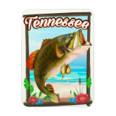 Tennessee Vist poster. Magneet (Verticaal)