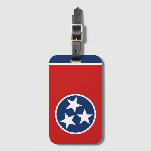 Tennessee-vlag Bagagelabel (Voorkant (verticaal))