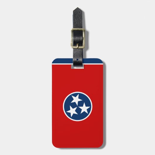 Tennessee-vlag Bagagelabel (Voorkant verticaal)