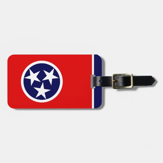 TENNESSEE-vlag - Bagagelabel (Voorkant horizontaal)