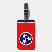 TENNESSEE-vlag - Bagagelabel (Voorkant verticaal)