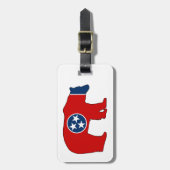 Tennessee Vlag Beer Bagagelabel (Voorkant verticaal)