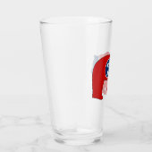Tennessee Vlag Beer Glas (Rechts)