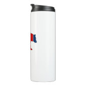 Tennessee Vlag Beer Thermosbeker (Geroteerd rechts)