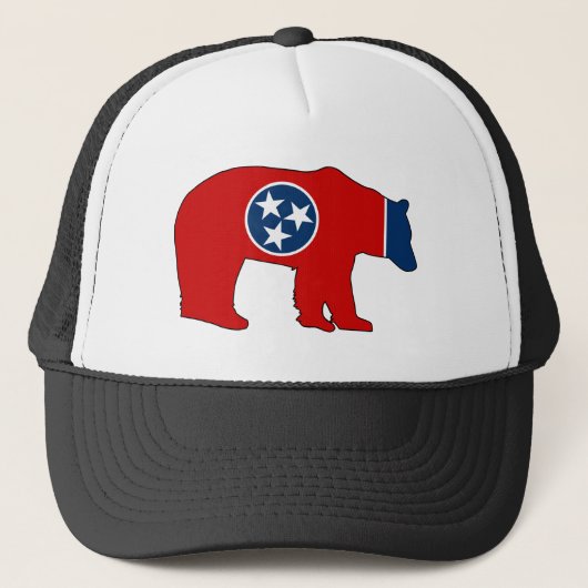 Tennessee Vlag Beer Trucker Pet (Voorkant)