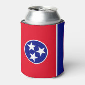 Tennessee-vlag Blikjeskoeler (Blikje Voorkant)