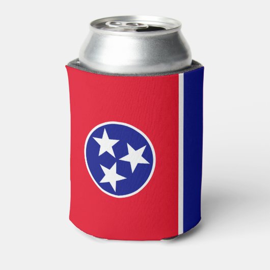Tennessee-vlag Blikjeskoeler (Blikje Achterkant)
