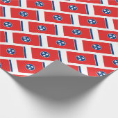 Tennessee vlag cadeaupapier (Hoek)