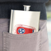 Tennessee-vlag — Carabiner Flacon (Voorbeeld)
