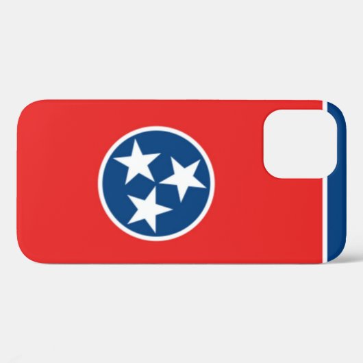 Tennessee-vlag Case-Mate iPhone Case (Achterkant (horizontaal))