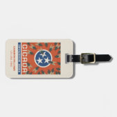 Tennessee Vlag Cicada Invasion Bagagelabel (Voorkant horizontaal)