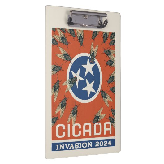 Tennessee Vlag Cicada Invasion Klembord (Rechts)