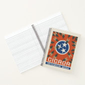 Tennessee Vlag Cicada Invasion Notitieboek (Binnen)