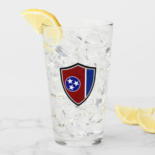 Tennessee-vlag Glas (Voorkant ijs)