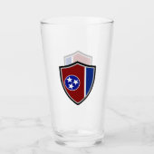 Tennessee-vlag Glas (Voorkant)
