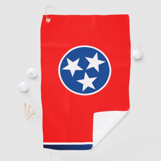 Tennessee Vlag Golf Handdoek (Insitu)
