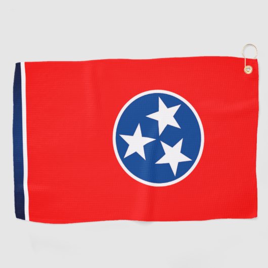 Tennessee Vlag Golf Handdoek (Horizontaal)