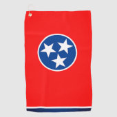 Tennessee Vlag Golf Handdoek (Voorkant)