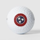 Tennessee-vlag Golfballen (Voorkant)