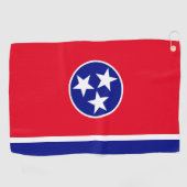 Tennessee-vlag Golfhanddoek (Horizontaal)