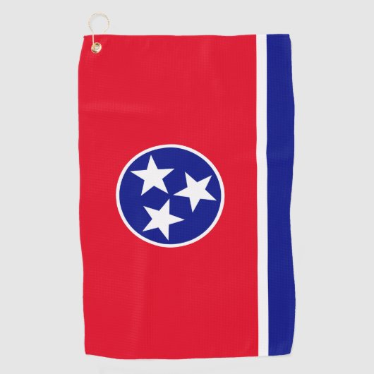 Tennessee-vlag Golfhanddoek (Voorkant)