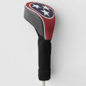 Tennessee-vlag Golfheadcover (Schuin)