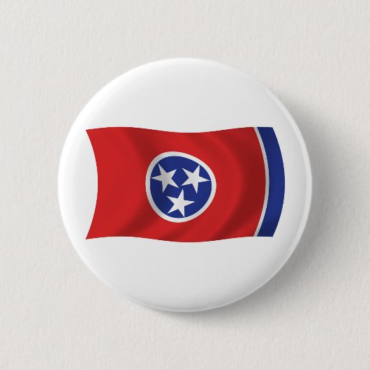 Tennessee Vlag Knop Ronde Button 5,7 Cm (Voorkant)