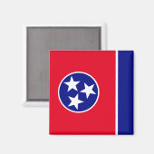 Tennessee-vlag Magneet (Voorkant / Achterkant)