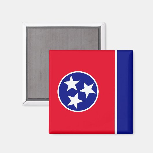 Tennessee-vlag Magneet (Voorkant / Achterkant)
