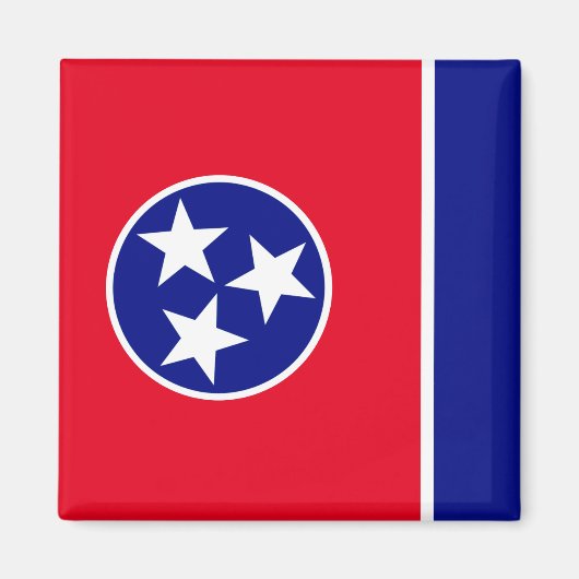 Tennessee-vlag Magneet (Voorkant)