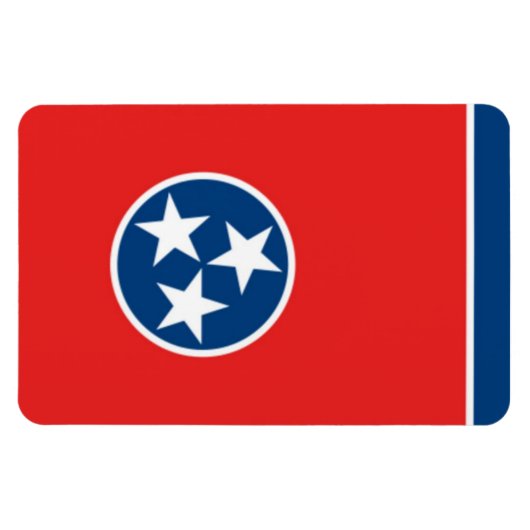 Tennessee-vlag Magneet (Horizontaal)