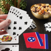 Tennessee-vlag Pokerkaarten (Insitu)
