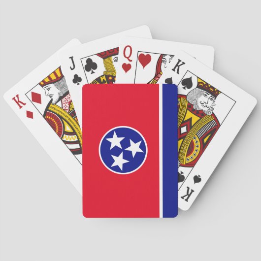 Tennessee-vlag Pokerkaarten (Achterkant)