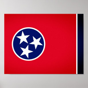 Tennessee-vlag Poster