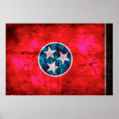  Tennessee-vlag Poster (Voorkant)