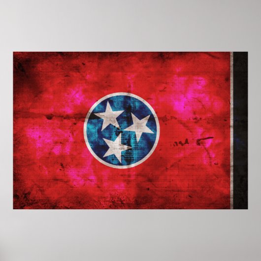  Tennessee-vlag Poster (Voorkant)