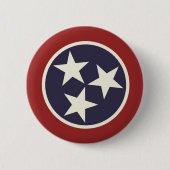 Tennessee-vlag Ronde Button 5,7 Cm (Voorkant)