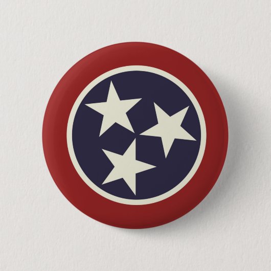 Tennessee-vlag Ronde Button 5,7 Cm (Voorkant)