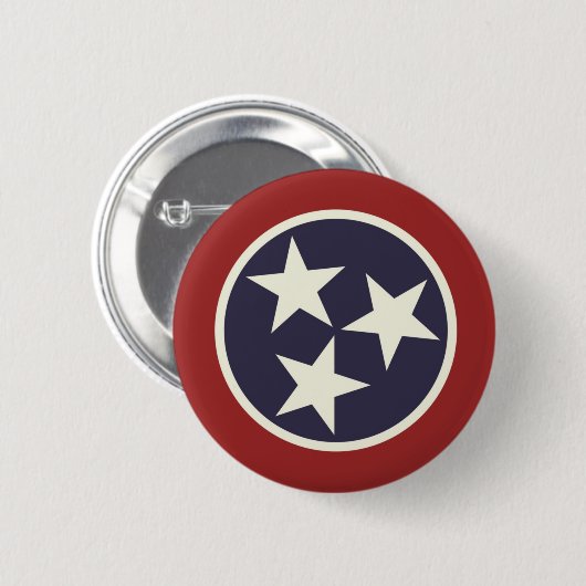 Tennessee-vlag Ronde Button 5,7 Cm (Voorkant /achterkant)