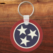 Tennessee-vlag Sleutelhanger (Voorkant)