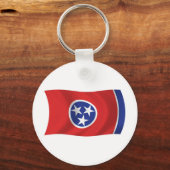Tennessee Vlag Sleutelhanger (Voorkant)